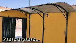 como fazer telhado para garagem barato [upl. by Iredale247]