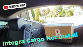 Integra OEM Cargo Net Install [upl. by Anoblav]