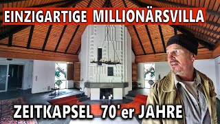 EINZIGARTIGE Millionärsvilla 70er Jahre ZEITKAPSEL mit Pool und begebahrer Waffenschrank😱😱 [upl. by Landry8]