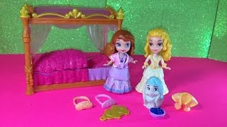 Exploring the Sofia the First Sister Sleep time with Amber Toys [upl. by Jd]