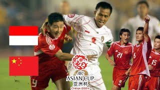 China vs Indonesia  AFC ASIAN CUP 2004 Group Stage [upl. by Fionna]