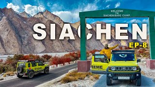 XTREME WINTER LADAKH 2023 स्वर्ग देख लिया आज तो 😱 SIACHEN Journey ON JIMNY  Ep8 [upl. by Dew]