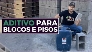 Como usar aditivos para blocos e pavers [upl. by Recha]