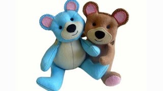 How to make a teddy bear tutorial free pattern and easy to make with Lisa Pay [upl. by Anitan]