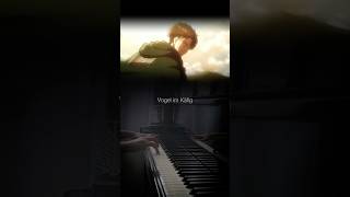 「Vogel im Käfig」  Hiroyuki SawanoAttack on Titan OST piano cover attackontitan anime piano [upl. by Tertius639]