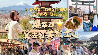 《日本東京x河口湖》自由行，六天五夜Day 3～自駕新倉富士淺間神社 Megu Fuji北口本宮富士淺間神社LAWSON忍野八海櫻花新宿HOTEL GRACERY博多劇場歌舞伎町 [upl. by Yseulte756]