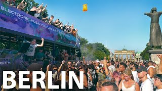 BERLIN – Rave the Planet 2023 – Techno Festival 4K live 🇩🇪 City Walking Tour 2023 [upl. by Garrity454]