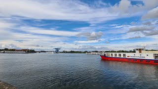 5 Kabinenschiffe Flusskreuzfahrtschiffe in Wolgast am 28052024 [upl. by Schwitzer667]