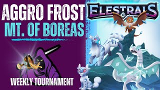 Elestrals Aggro Frost Boreas Deck Shiveroar and Kryo  Weekly Tournament [upl. by Eetnahs]