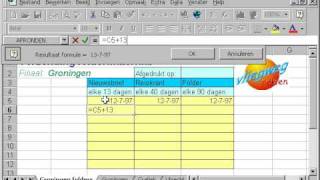 EXCEL Les 22 datum berekenen [upl. by Hepsiba]