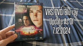 VHSDVDBluray Update As Of 7122024 [upl. by Reyotal]