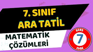 7 SINIF NİSAN ARA TATİL ÇÖZÜMLERİ [upl. by Cicenia]