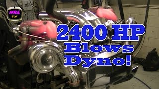 2400 HP BBC destroys dyno Nelson Racing Engines NRE TV Episode 222 Tom Nelson [upl. by Thorncombe]