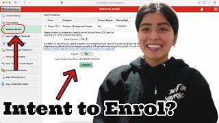 What Is Intent To Enrol Early Enrolment And Open Enrolment How To Submit Intent To Enrol [upl. by Allenod]