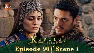 Kurulus Osman Urdu  Season 5 Episode 90 Scene 1 I Tumhaare ankhon se jawaab hasil karna chahta hoon [upl. by Stolzer]