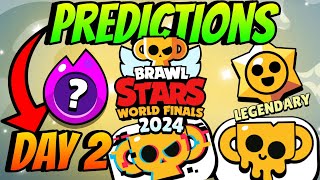 World Finals Day 2  Predictions  Brawl Stars [upl. by Garris]