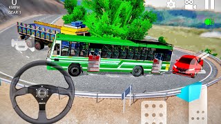 Coach Bus Driving 3D Mountain Road Driving Simulator  Car Game Android Gameplay [upl. by Meisel]