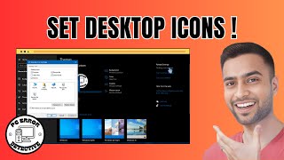 How to Set Desktop Icons in Windows 10 [upl. by Rex]