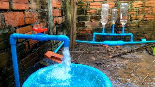 The Best Water Feature ideas Transform to high pressure using PVC pips easy for home [upl. by Sualohcin18]