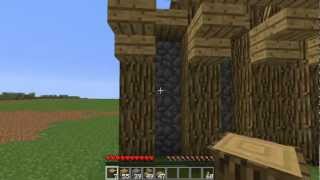 Minecraft  Średniowieczne miasto mur Tutorial [upl. by Kerri]