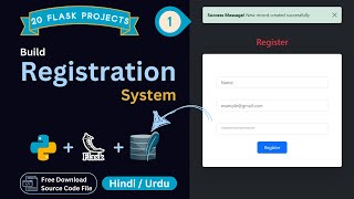 Learn Python Flask Develop a Registration System [upl. by Sibell]