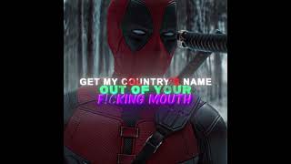 quotAnd my Sword give me thatquot  Deadpool Edit  Government Hooker slowed [upl. by Dorsman]