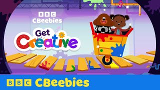 Halloween Ideas On The Get Creative App  CBeebies [upl. by Notsag146]