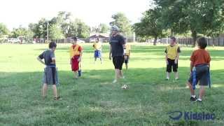 Flag Football Skill Offensive amp Defensive Lines [upl. by Mcknight]