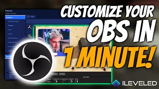 How To Change Your OBS Theme in 1 Minute [upl. by Thorlie]