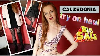 Calzedonia try on haul Mierzymy Rajstopy i stroje kąpielowe 👙 🛍️ shopping clz haul  Redhead [upl. by Eirrol]