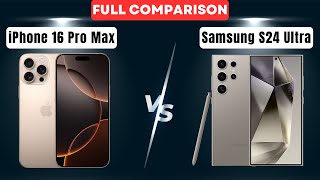 Can Samsung S24 Ultra REALLY Beat iPhone 16 Pro Max in 2024 Full Comparison  Which One to Buy [upl. by Atenik]