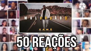 MULT REACT  Xamã  Malvadão 3 Prod DJ Gustah amp Neobeats [upl. by Elades]