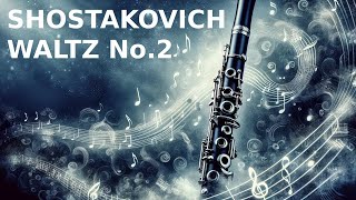 How to play Shostakovichs Waltz No 2 on the clarinet  Clarinet Play Along [upl. by Ileane843]