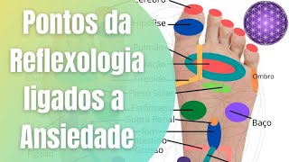 Pontos da Reflexologia Podal ligados a Ansiedade [upl. by Anihsat284]