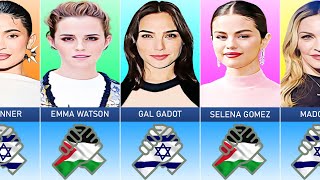 List Celebrities Who Support Palestine and Israel [upl. by Fiedling]