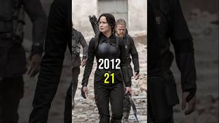 Hunger games cast then and nowshorts jenniferlawrence viralvideo [upl. by Eelrahs473]