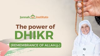 Do you ever sense how powerful your Dhikr remembrance of Allah ﷻ is I Sh Dr Haifaa Younis [upl. by Boys]