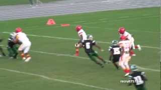 Taquan quotSmokequot Mizzell SR RB 510 180  Bayside High School [upl. by Thorncombe]