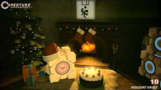 Aperture Science website christmas 2010 video without bot [upl. by Aunson846]