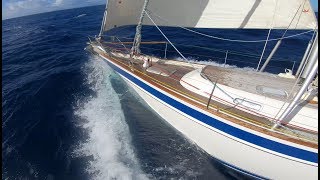 ep56  Sailing Montserrat  HallbergRassy 54 Cloudy Bay  Dec 2018 [upl. by Grove]