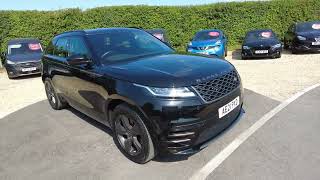 RANGE ROVER VELAR 20 P250 RDYNAMIC SUV 2021 PETROL AUTO 4WD EURO 6 IN BLACK [upl. by Ainigriv]