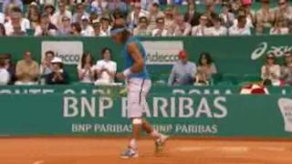 ATP Masters Series MonteCarlo 2008  Rafael Nadal Hot Shot [upl. by Nyahs]