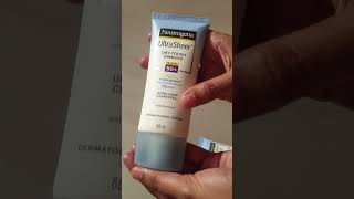 Review Neutrogena ultra sheer dry touch sunblock sunscreen skincare shorts shortvideo viral [upl. by Ridan587]