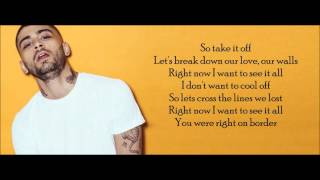 ZAYN  Bordersz Lyrics [upl. by Wahs507]