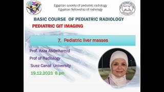 Pediatric Liver Masses [upl. by Zul560]