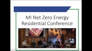 MINZE19  Open Plenary  Net Zero Homes The Big Picture [upl. by Stew]