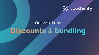 Our Solutions – Discounts amp Bundling [upl. by Qifahs]