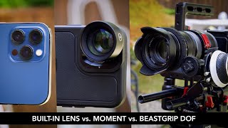 iPhone Lens DOF Comparisons with Moment amp Beastgrip [upl. by Dimah]