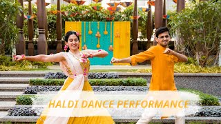 Haldi Dance  Bride and Groom Dance  Haldi Ceremony  RMoves Wedding [upl. by Francklin]