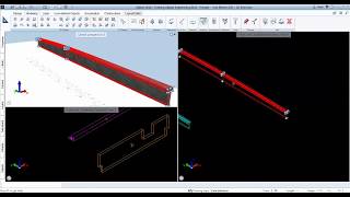 09 Using loft function to obtain 3D Girder [upl. by Reagen]